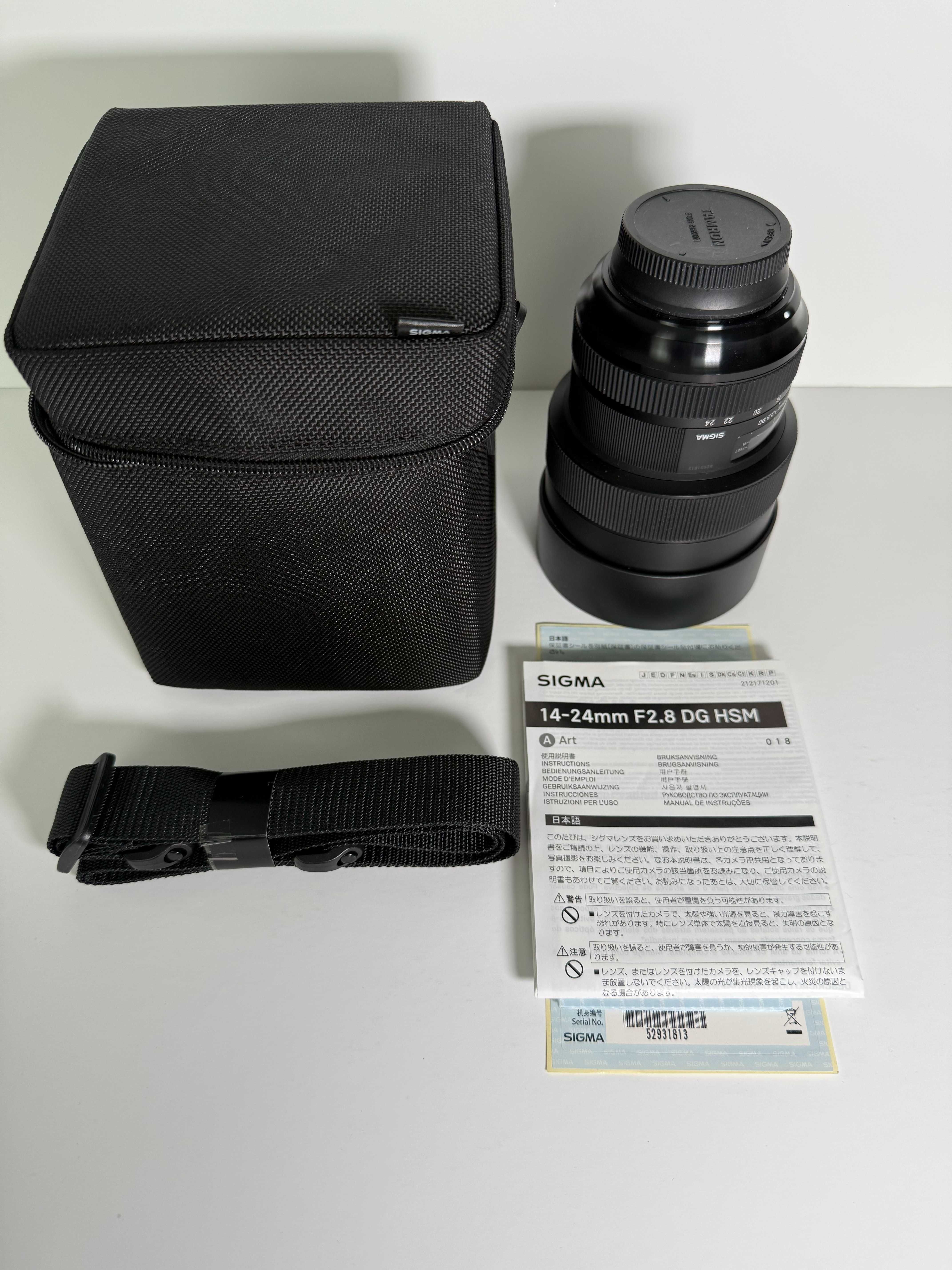 Obiektyw Sigma 14-24mm f/2.8 DG HSM Art (Nikon) / FV