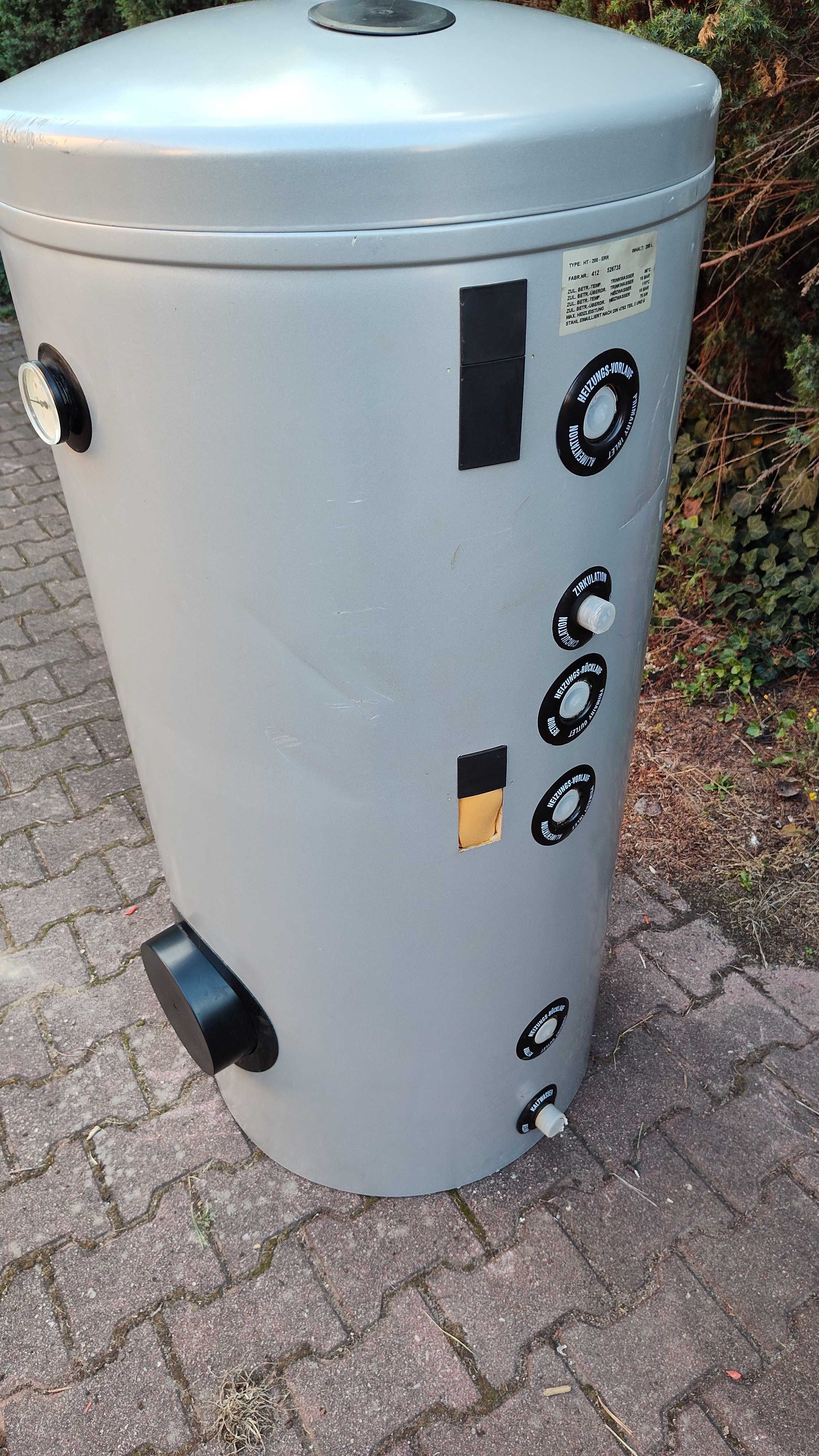 Boiler 200l 2 wężownice pod solar - Austria Email model Ht200Err