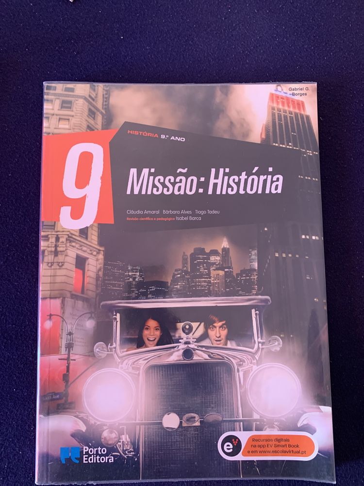 Manual escolar Missão: Historia 9