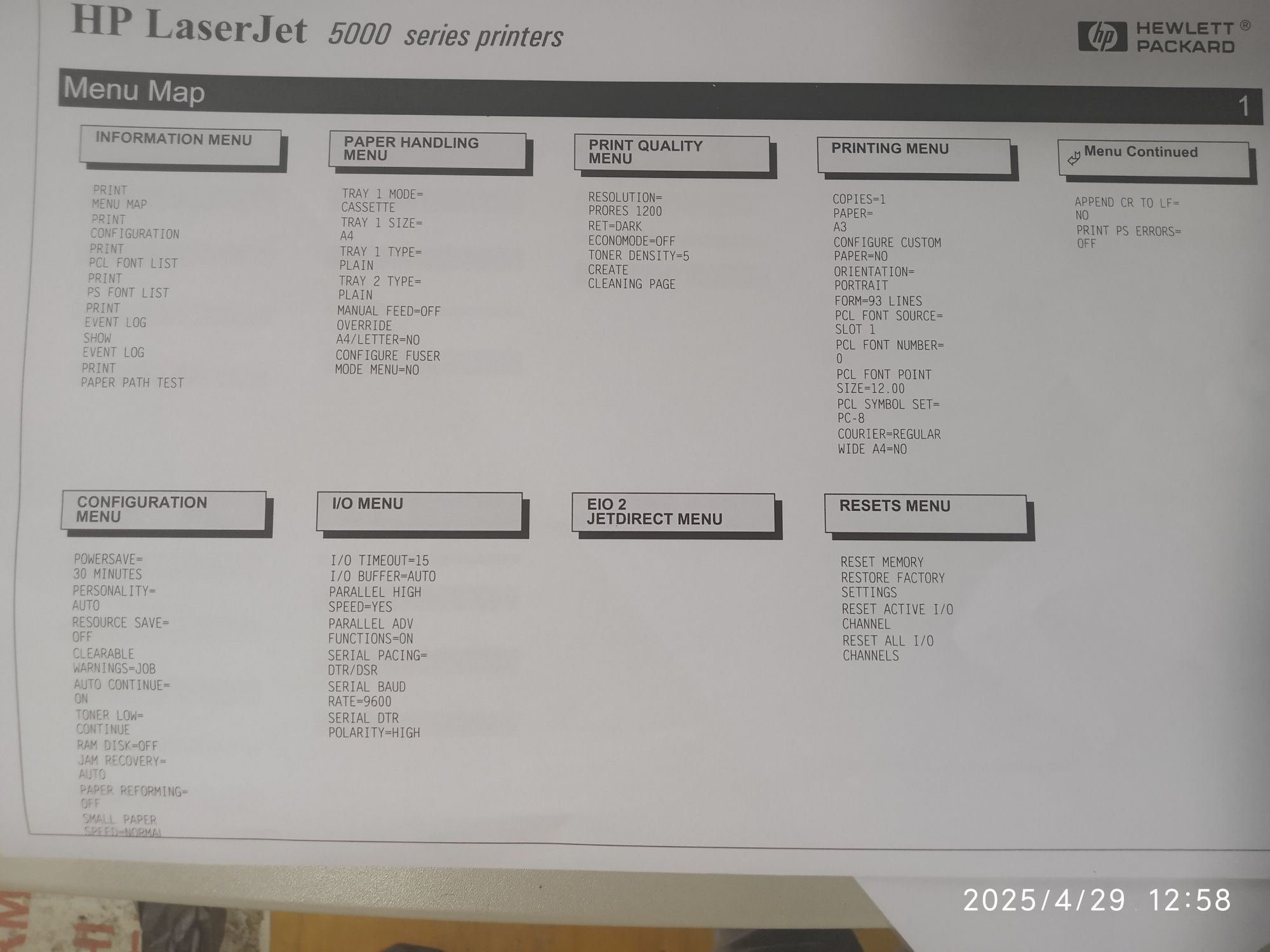 Принтер лазерний ,А3формата, монохромний . H P LaserJet 5000