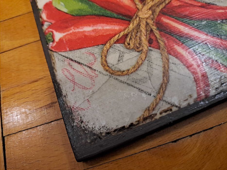 Kolekcjonerska podkładka z motywem warzyw