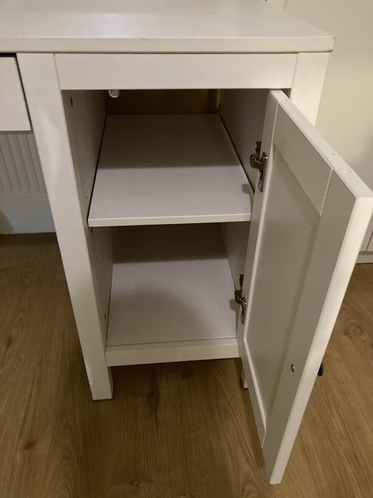 HEMNES Biurko, biała bejca, 120x55 cm IKEA
