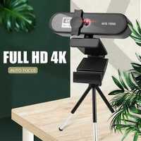 Веб камера 4K / 2K / 1K с автофокусом и микрофоном | Webcam + штатив