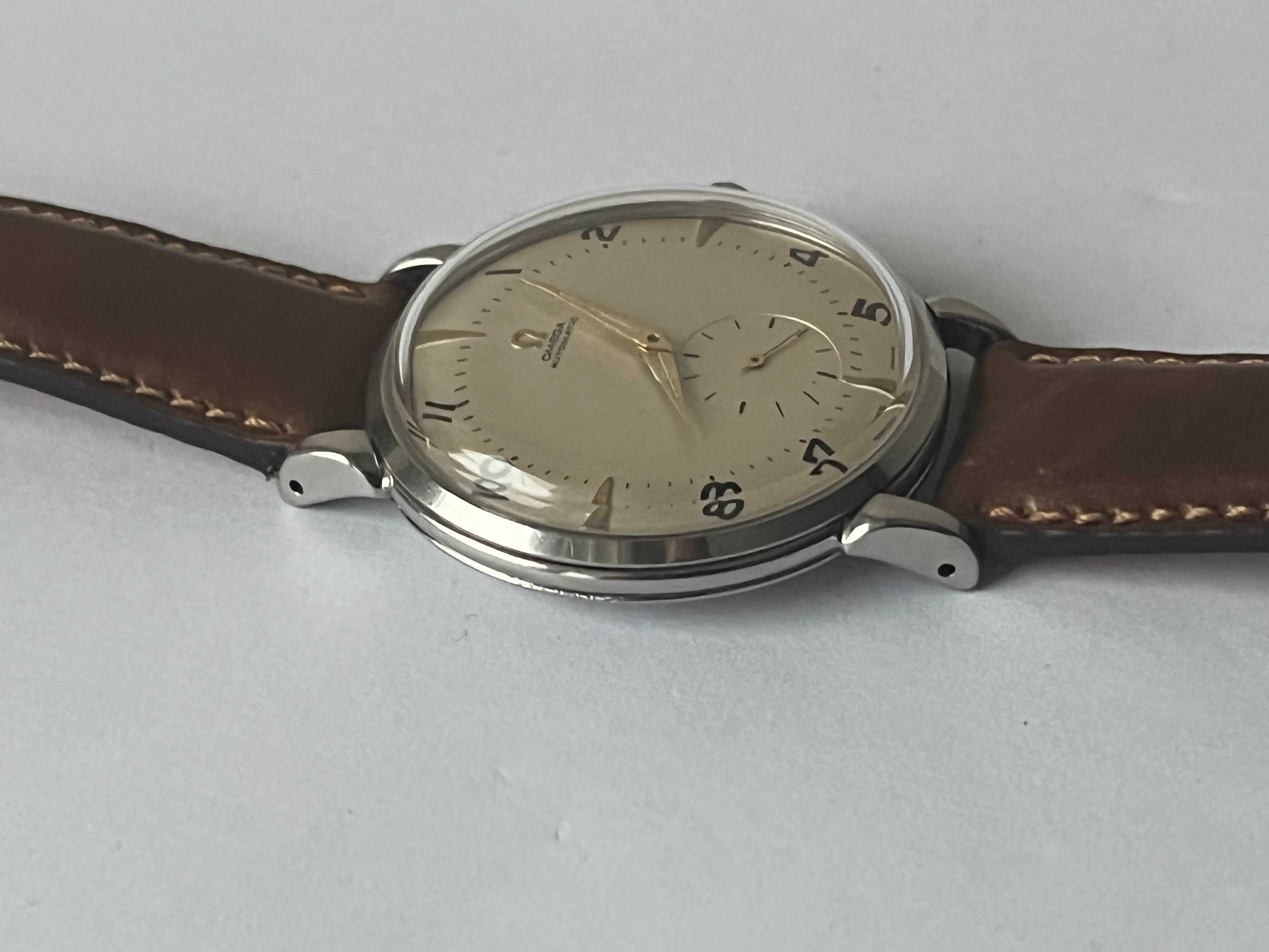 Omega jumbo 38mm w stali automat