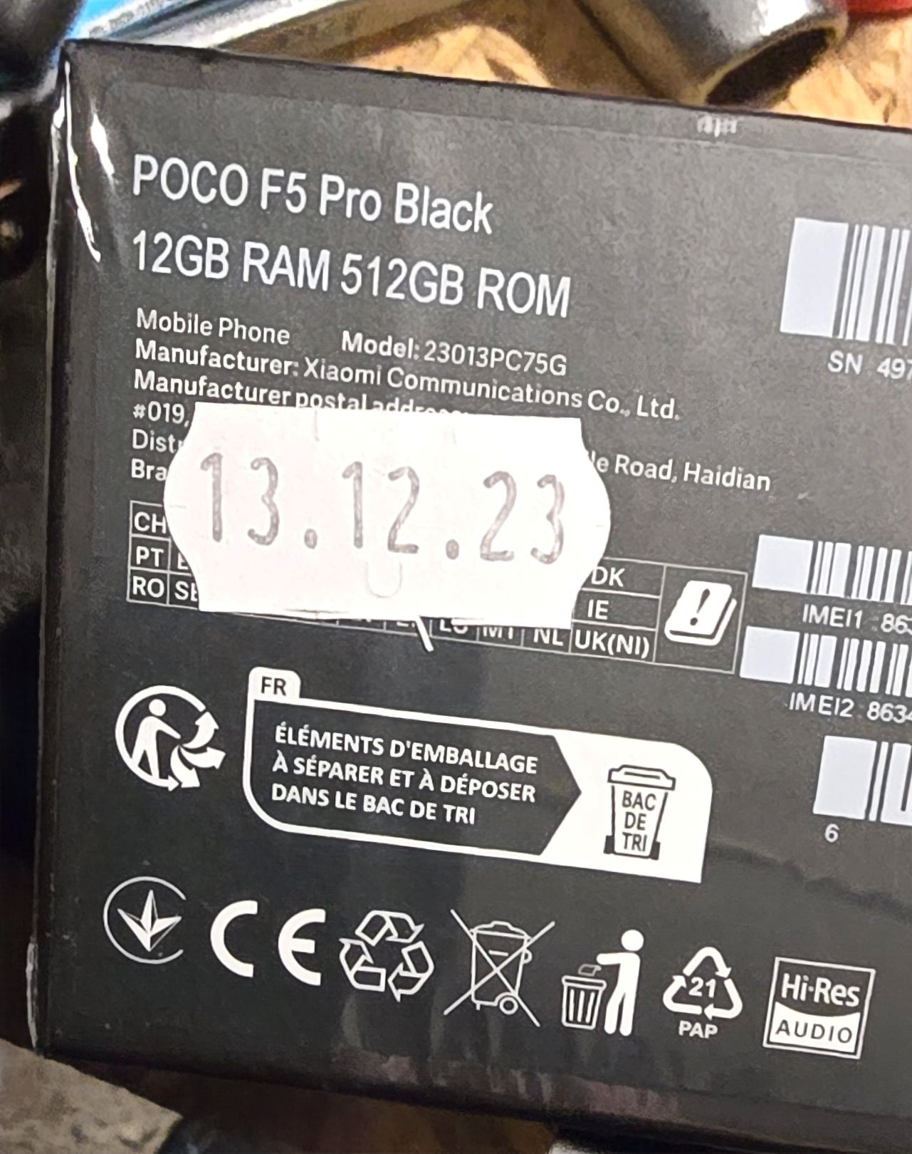 POCO F5 Pro 12gb/512gb Black możliwość zamiany