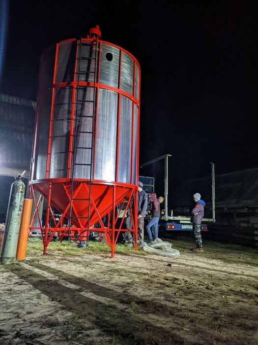 Зерносушарка мобільна самозагрузна самовигрузна на газу, дизель і тд