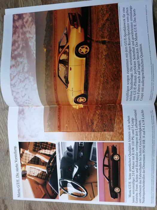 Prospekt Opel Manta