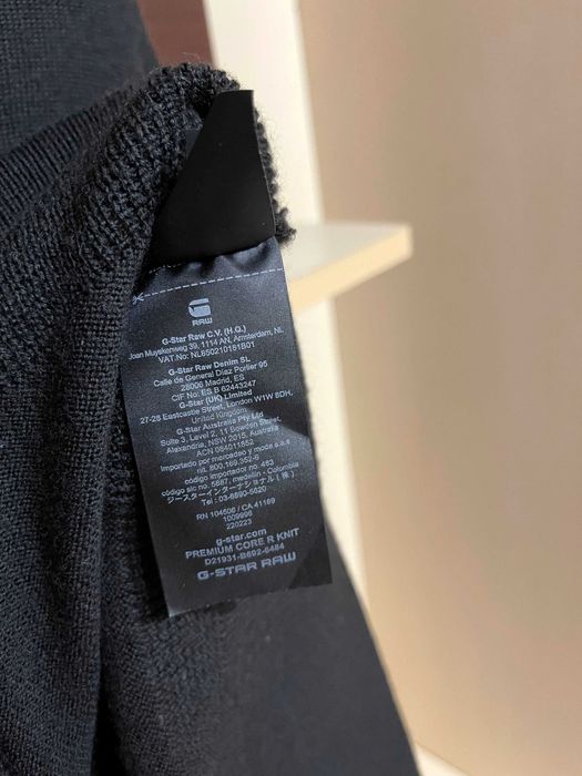 G-Star Raw, 100% мериносова вовна щільний светр, оригінал    L/XL