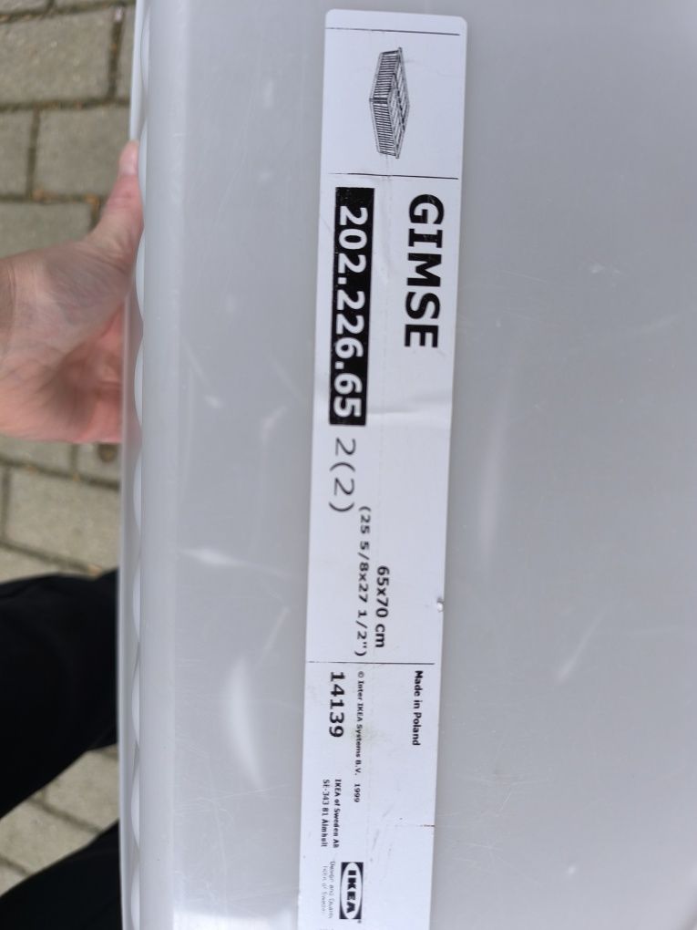 Pojemnik plastikowy Ikea pod łóżko
