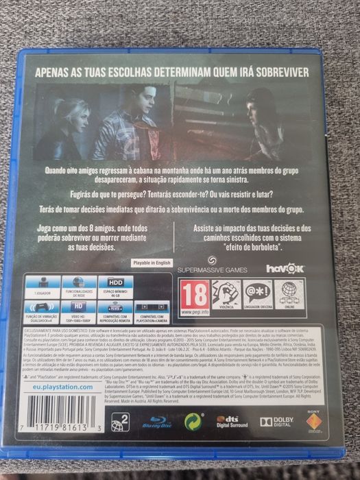 Ps4 Jogo until dawn