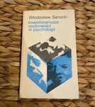 Włodzisław Sanocki kwestionariusze osobowości w psychologi 1986