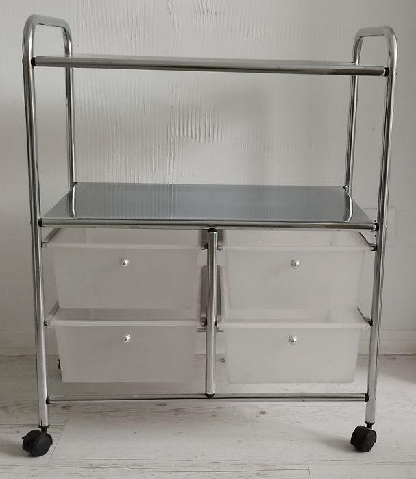 Stolik kosmetyczny zabiegowy pomocnik na kółkach.