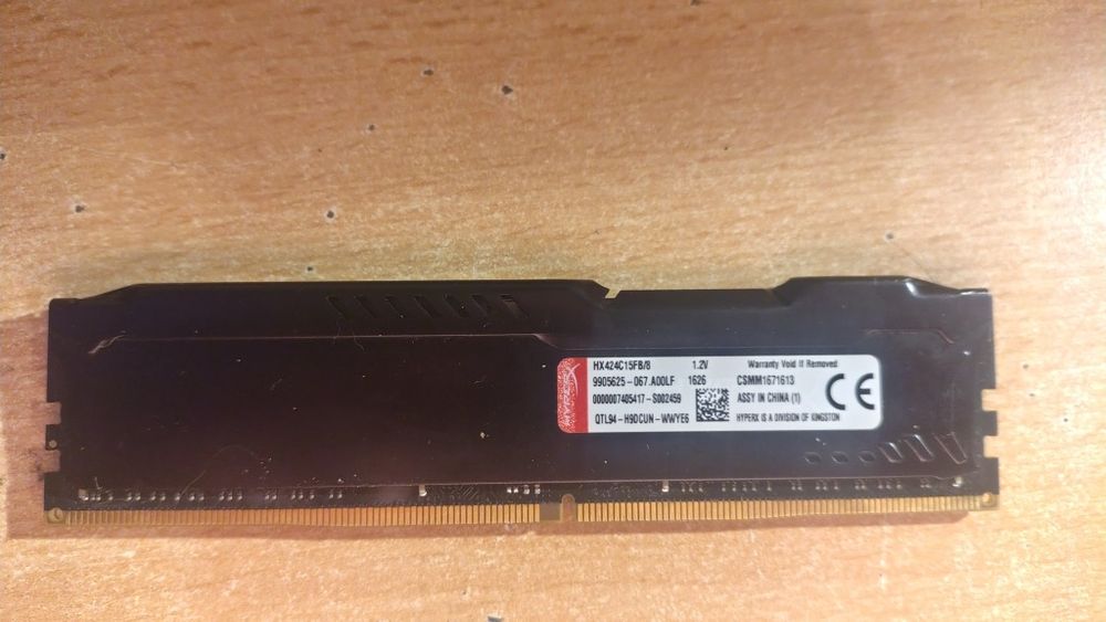 Pamięć RAM DDR4 8gb 1x