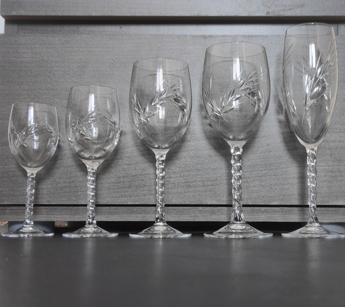 Copos Cristal d'Arques Fleury Taille Epi