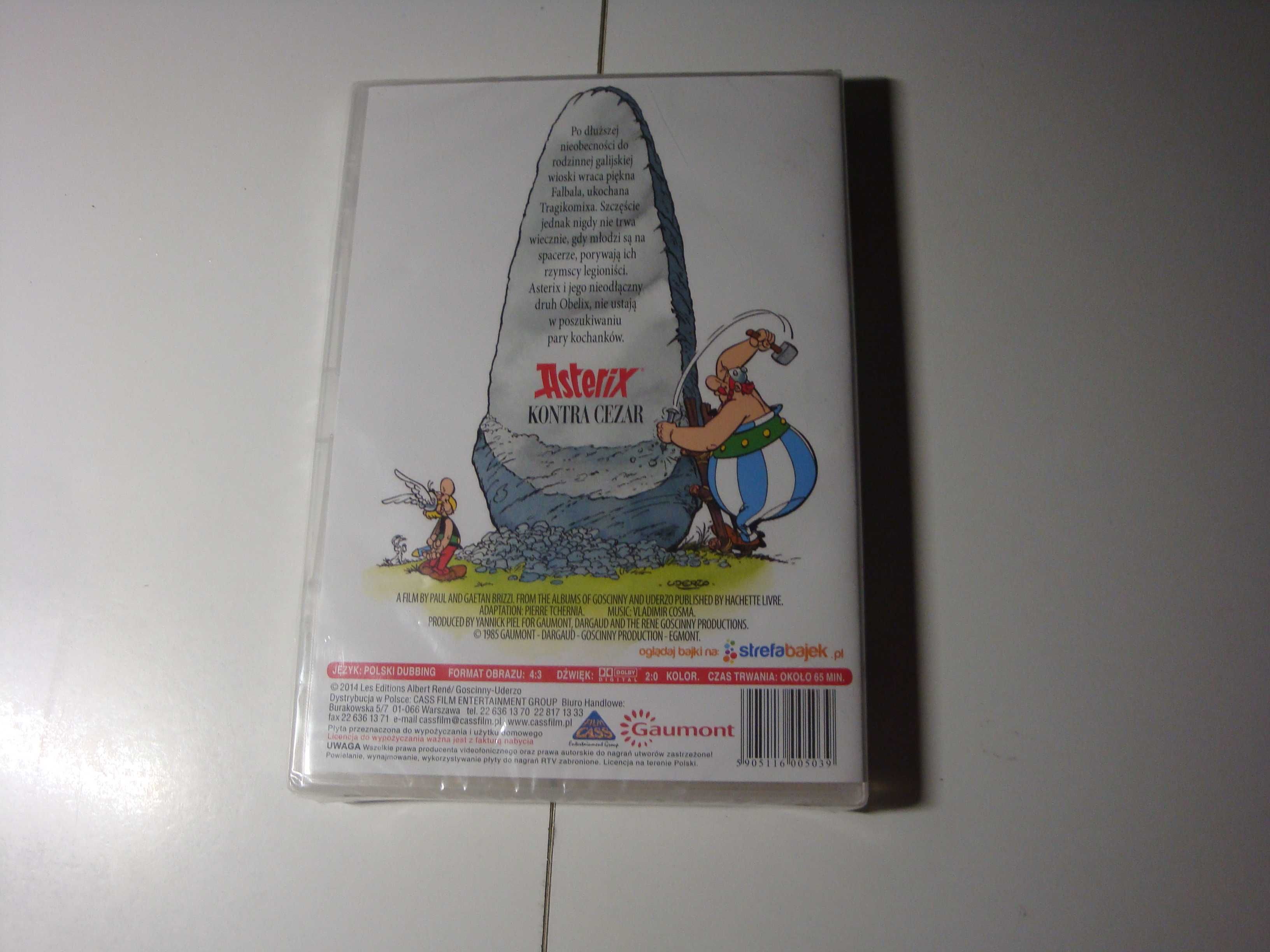 Film Asterix Kontra Cezar płyta DVD