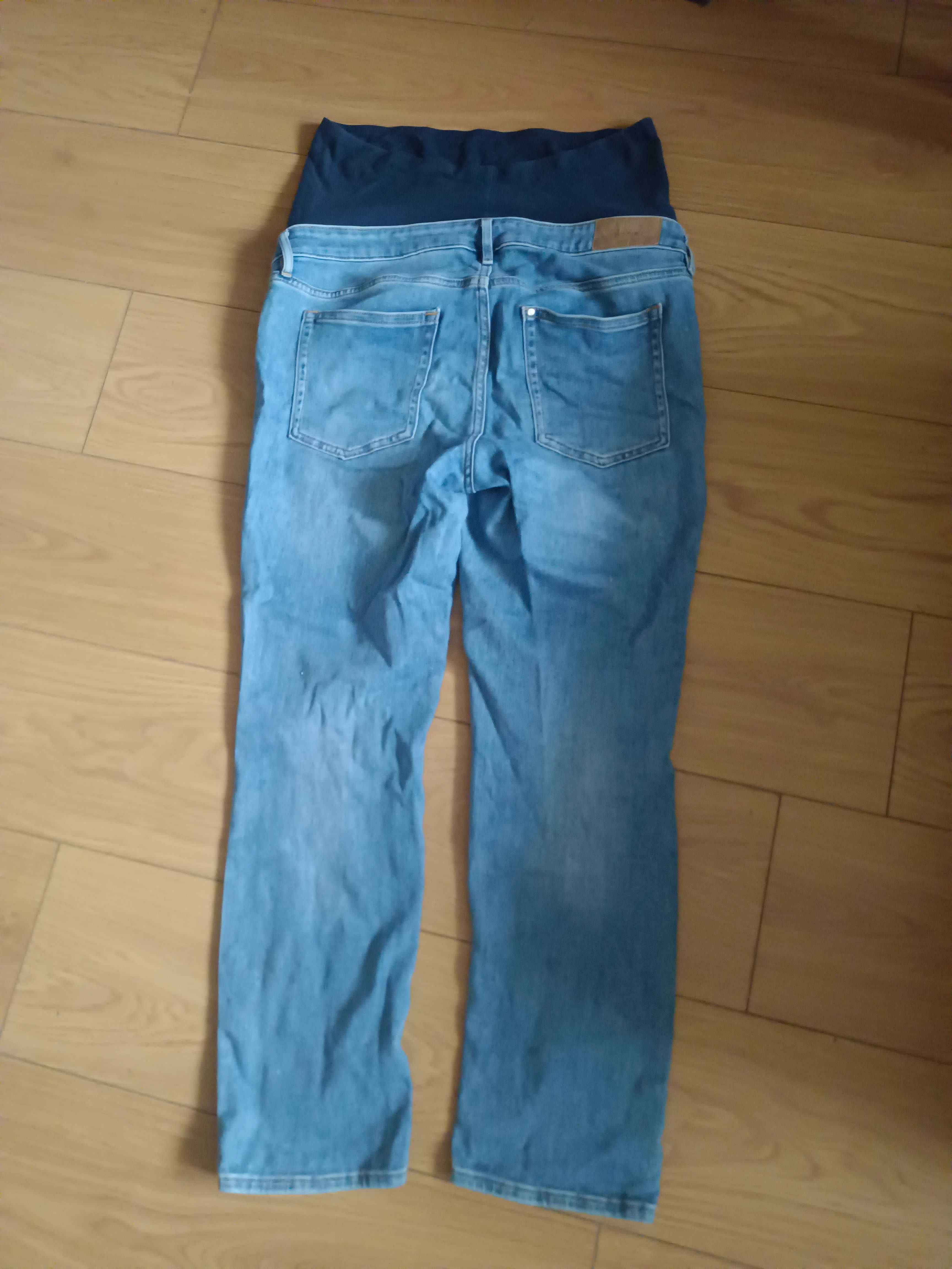 jeansy ciążowe H&M rozmiar M prosta nogawka