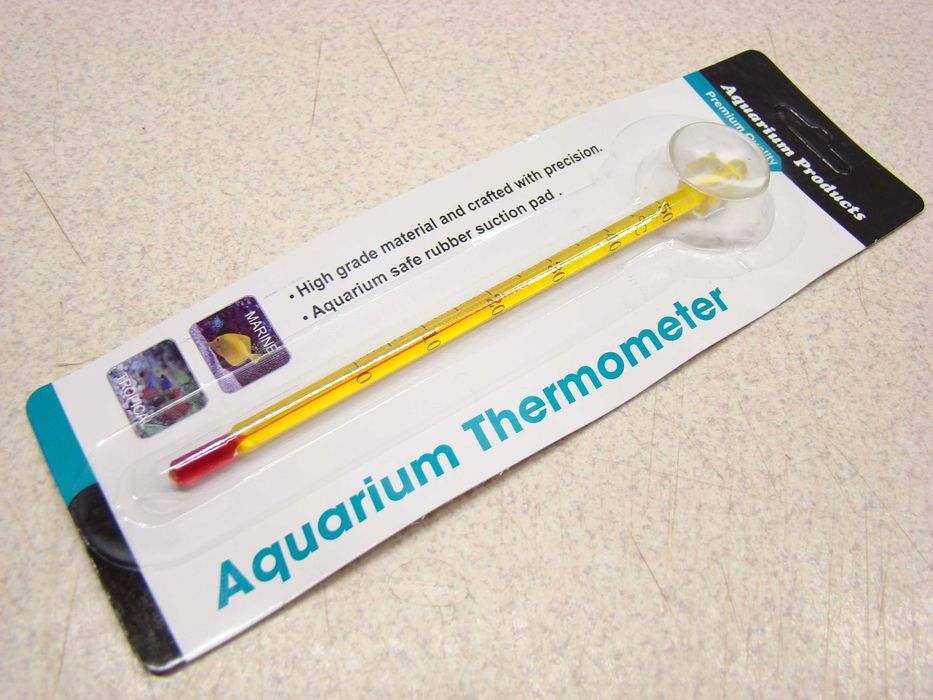 Szklany Termometr Akwariowy Jeneca AT03 Cienki,Wodoszczelny Przyssawka