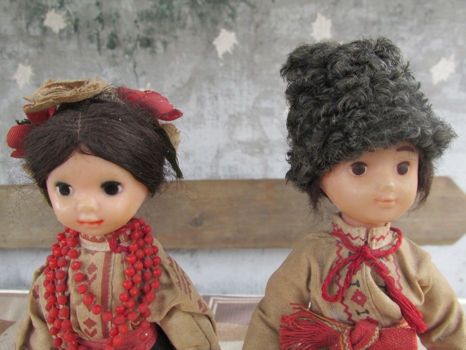 куклы в национальной одежде СССР(паричковые)