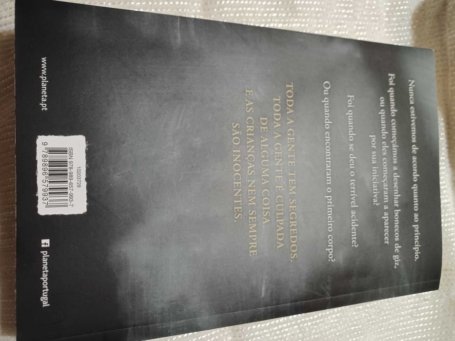 Livro O Homem de Giz de CJ Tudor