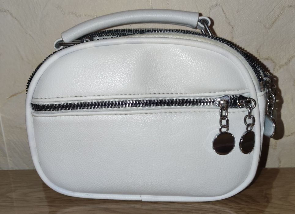 Сумка клатч біла