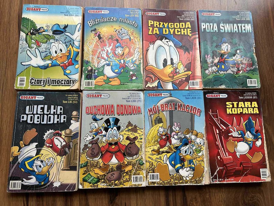 kaczor donald gigant 8 sztuk