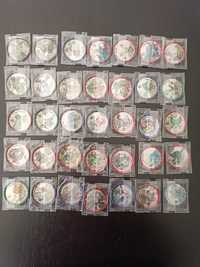 35 Metal Tazos Pokémon Embalados