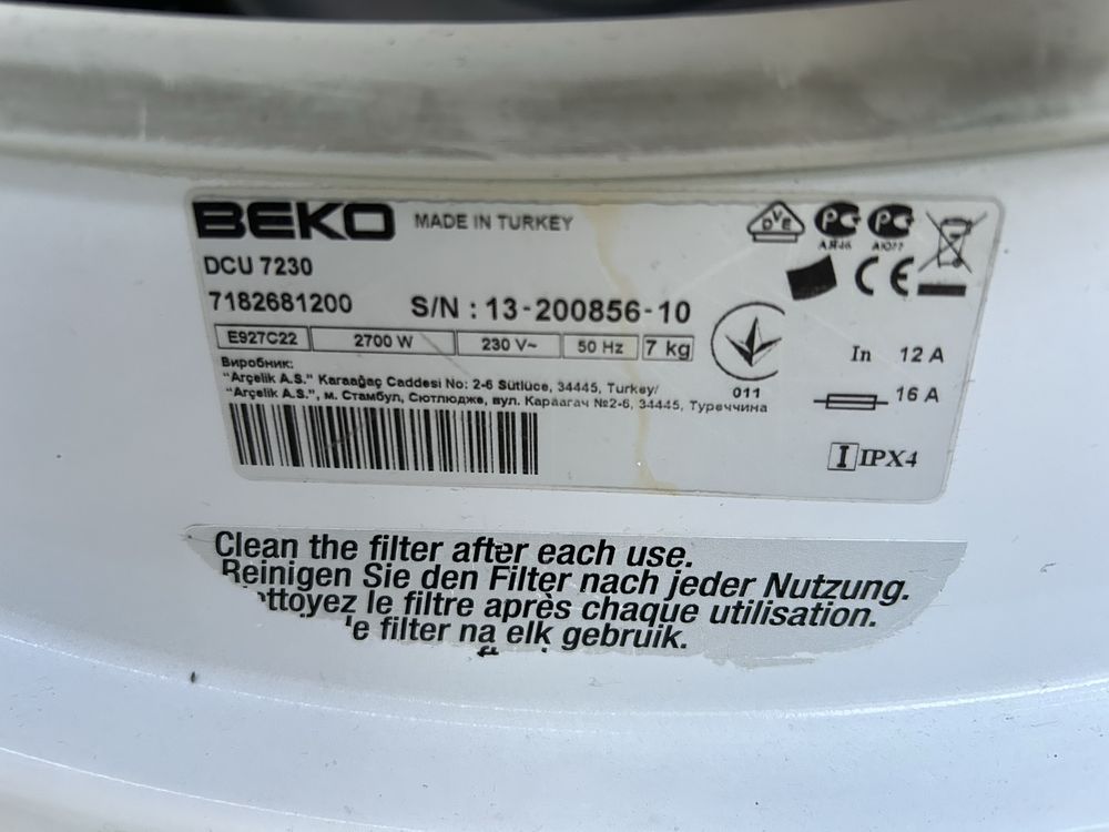 Maquina secar Beko