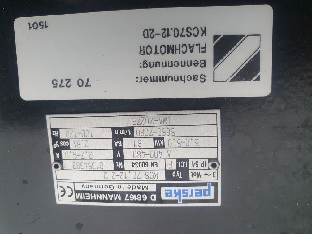 Silnik elektryczny Perske KNS 70.12-2 KCS 71.16-2 KCS 70.12-2