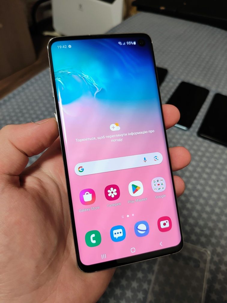 Смартфон Samsung Galaxy S10 8/128GB На 2 Сім Карти Білий