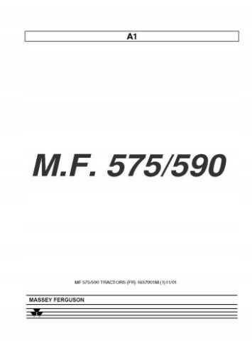 Katalog części Massey ferguson mf 575, mf 590