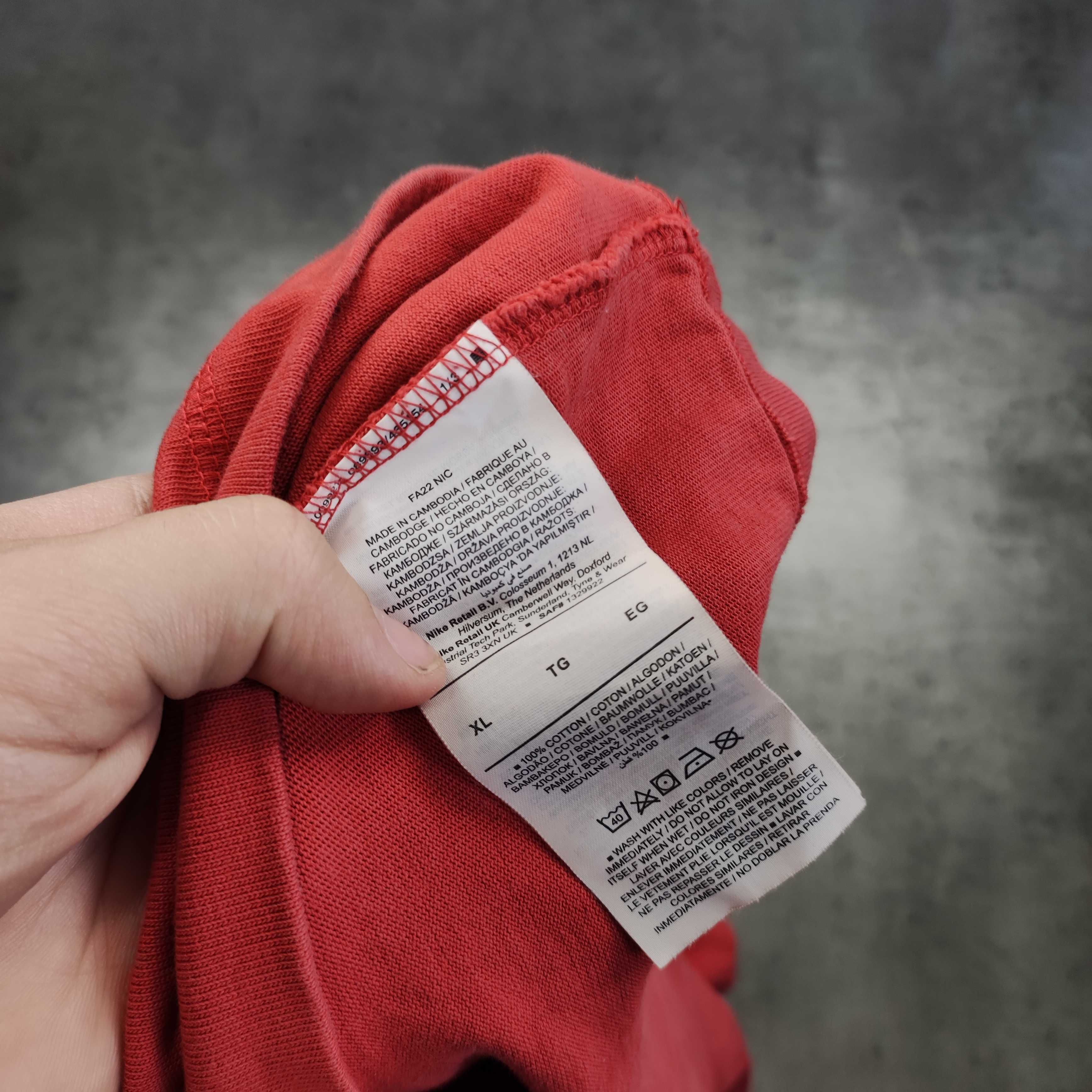 MĘSKA PREMIUM Koszula Piłka Nożna NIKE Athletico Madryt Czerwona Herb