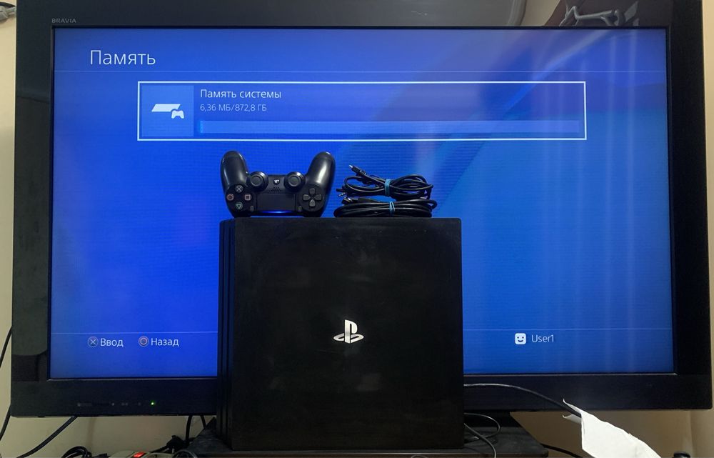 PlayStation 4 Pro 1TB остання ревізія, оригінальний комплект