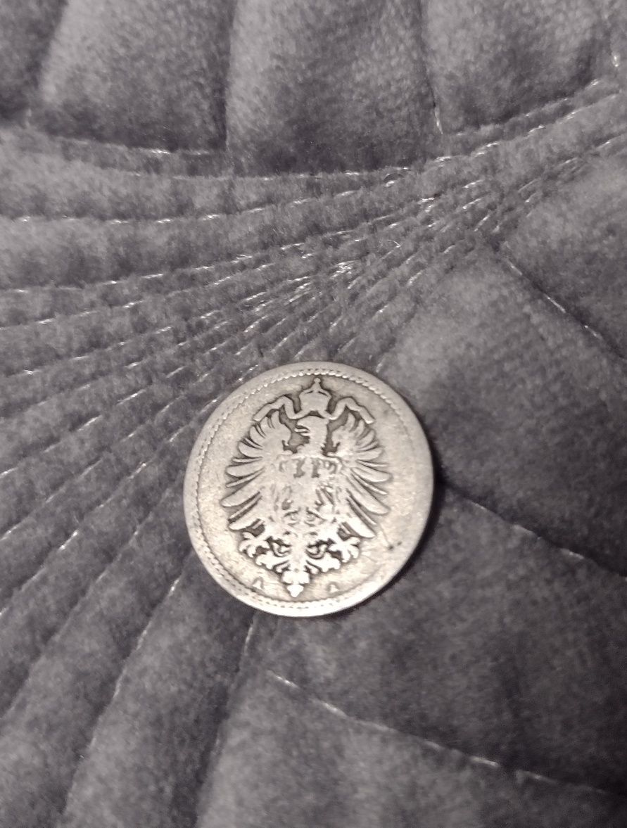 Stara moneta 5 Pfennig 1876