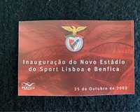 Bilhete inauguração do estádio da Luz. Benfica