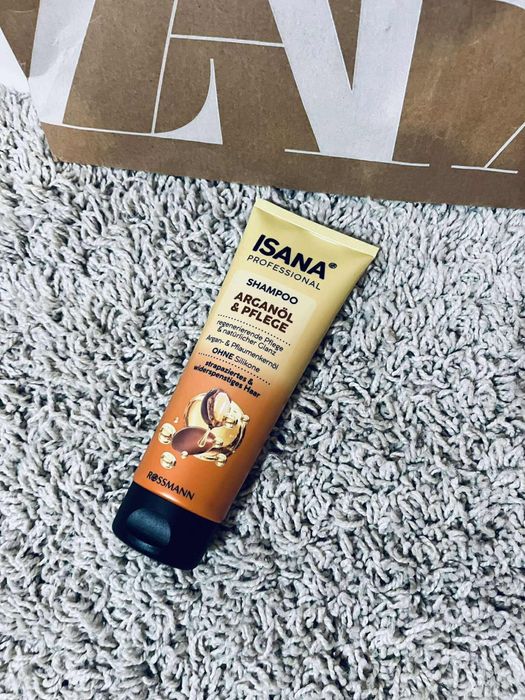 Szampon isana olejek arganowy pielęgnacja włosów