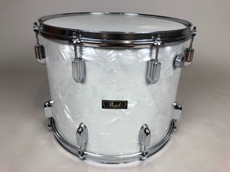 Floor Tom Pearl President 15" x 12" - Vintage 60s - White Pearl Marine