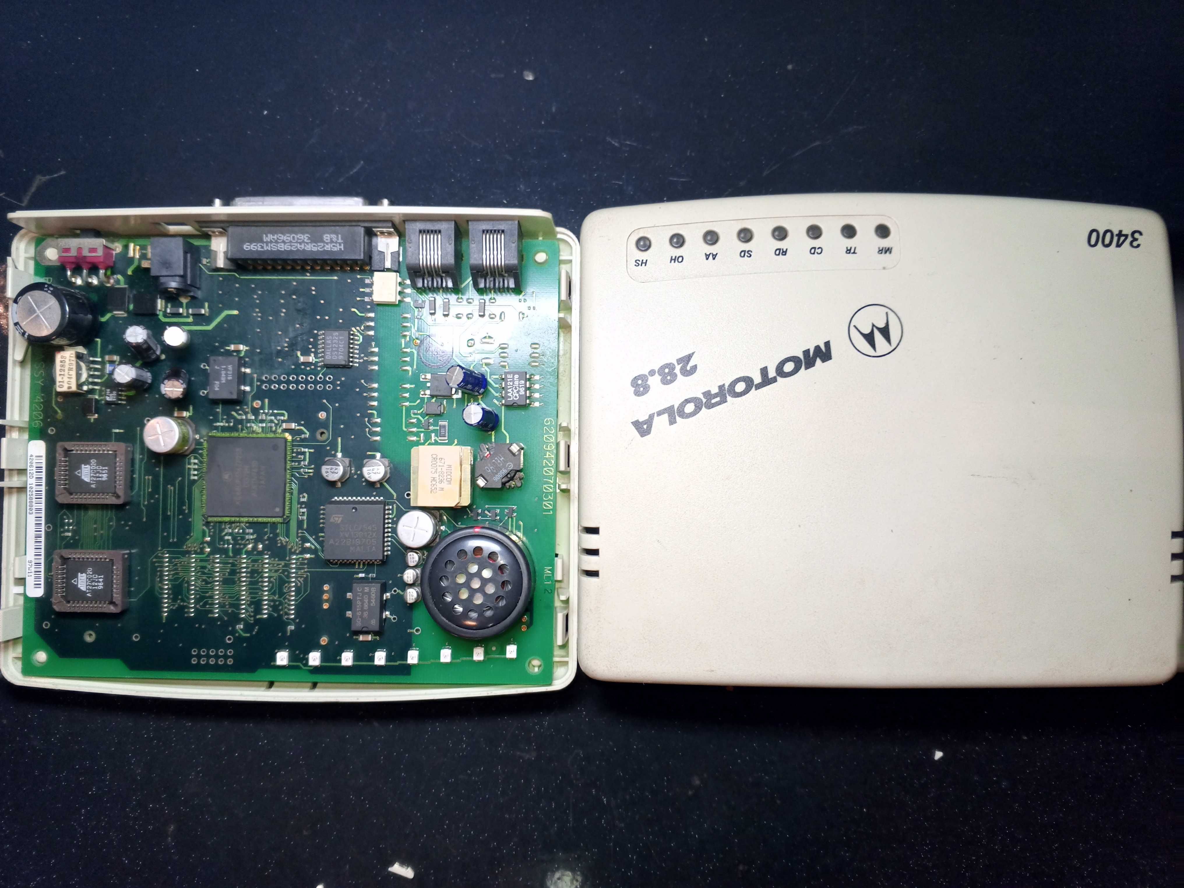 Модем LPT Диалап-модем ITU-T V.34 Motorola 3400 Power 28.8.