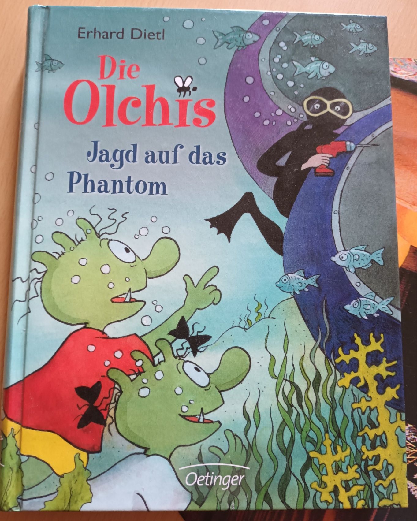 Die Olchis  Jagd auf das Phantom - Olchy ( książka w j.niemieckim)