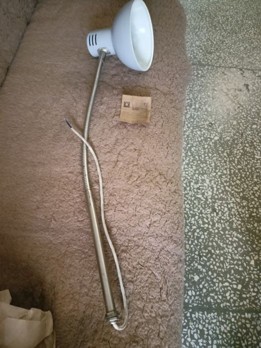 Stara lampa warsztatowa prl