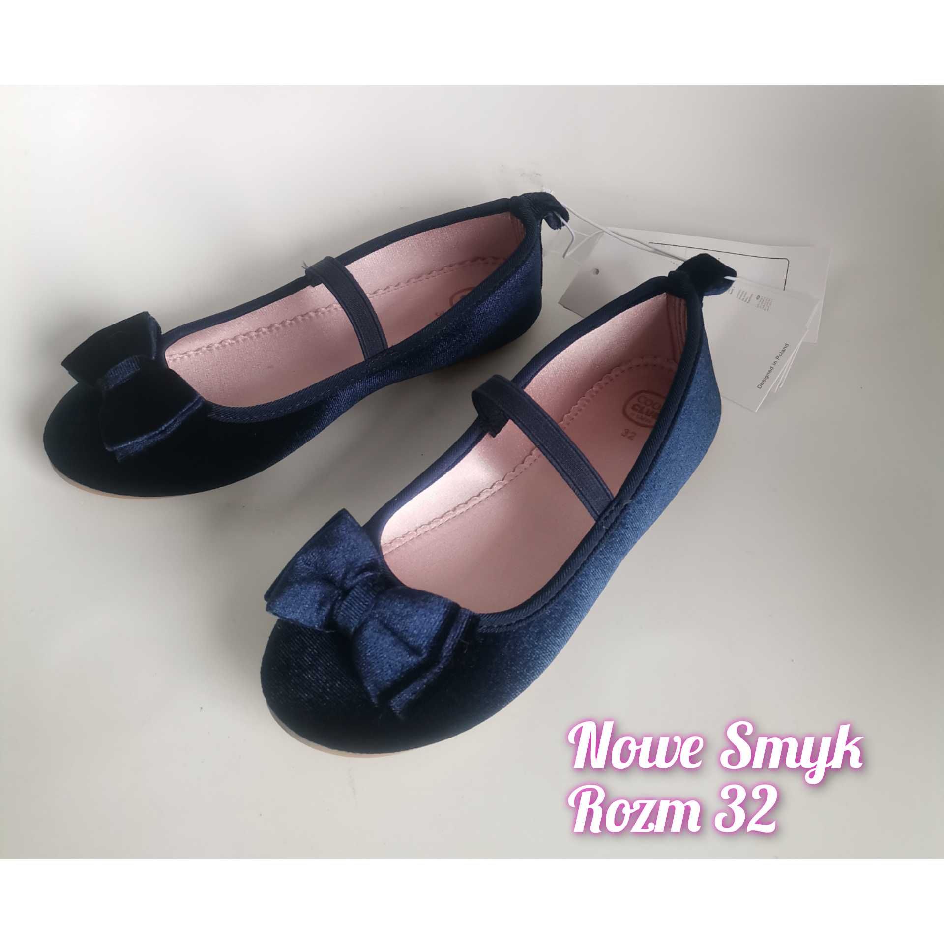 Smyk Nowe buty 32 baleriny Cool Club baleriny granatowe