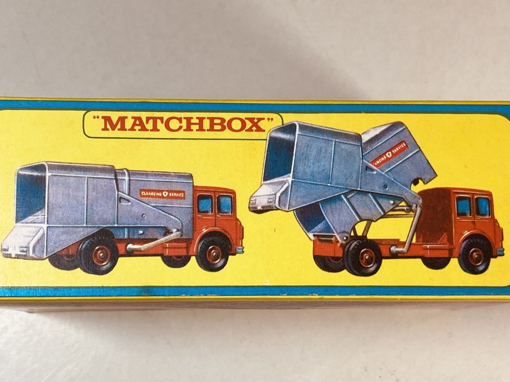 1967 K-7 Refuse Truck 1:66 Matchbox Lesney Śmieciarka