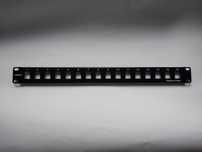 Patch panel keystone rack 19" 16 portów