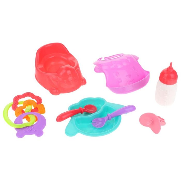 Łóżeczko Kołyska dla Lalek + Interaktywna Lalka Bobas Mówi Mama Tata