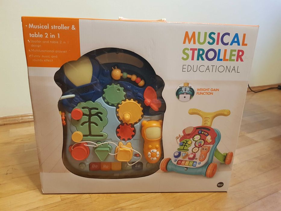 MalPlay, chodzik pchacz interaktywny stolik edukacyjny