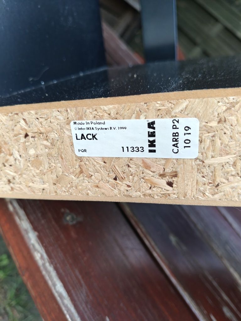 Półki  czarne IKEA 2szt