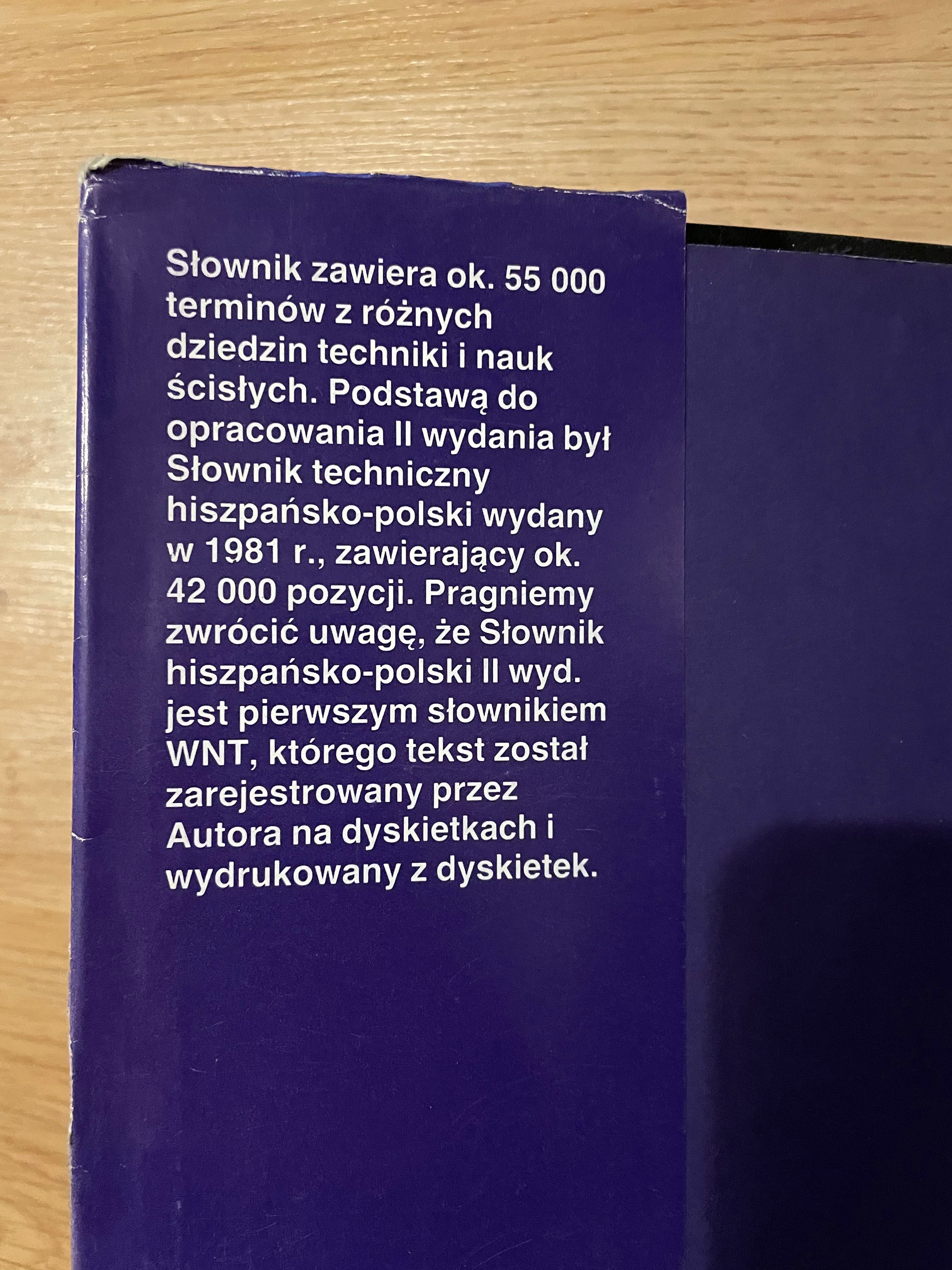 Słownik techniczny hiszpańsko- polski