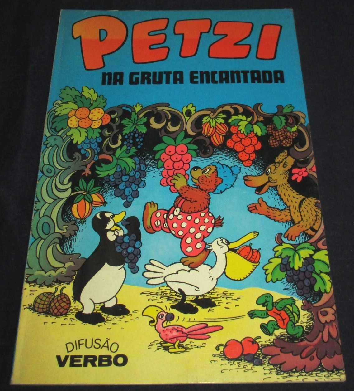 Livro Petzi na gruta encantada Difusão Verbo 1ª edição 1964