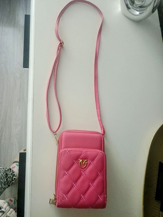 Saszetka różowa damska