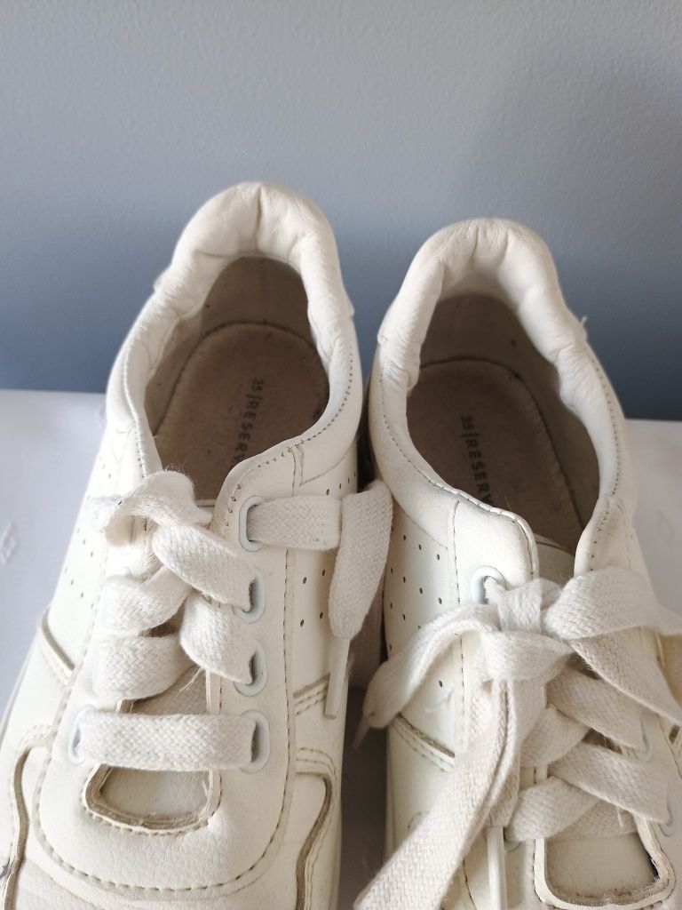 Adidasy sportowe buty r.35 białe sneakersy