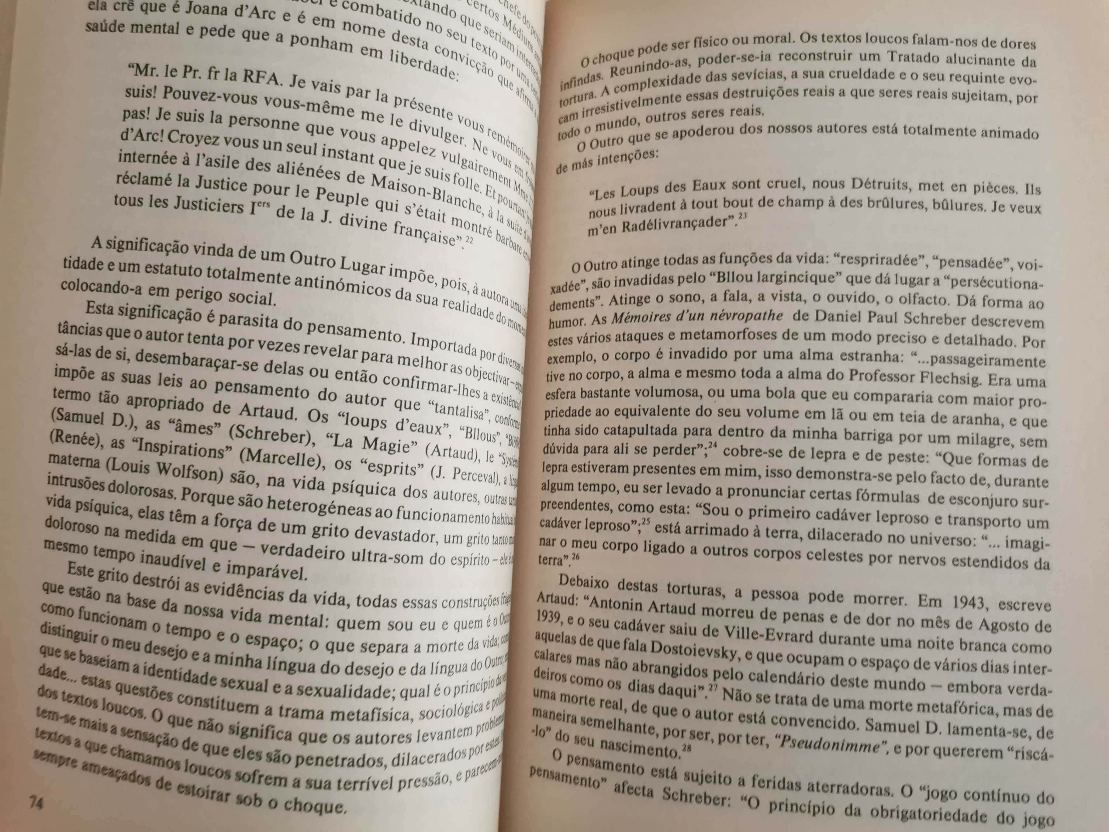 A Escrita e a Loucura - Monique Plaza